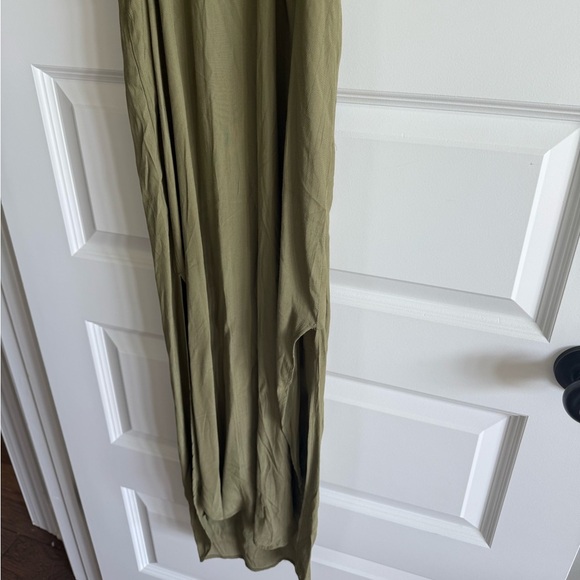 S/W/F Plunge Dress in Amazon Green - Picture 7 of 16